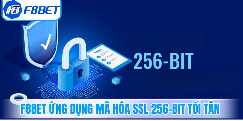 F8Bet ứng dụng mã hóa SSL 256-bit tối tân